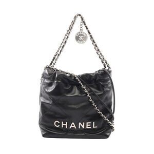 Chanel 22 Mini 2WAY Shoulder Bag Leather